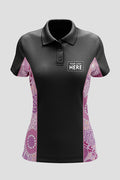 (Custom) Back To Country UPF50+ Bamboo (Simpson) Women's Fitted Polo Shirt
