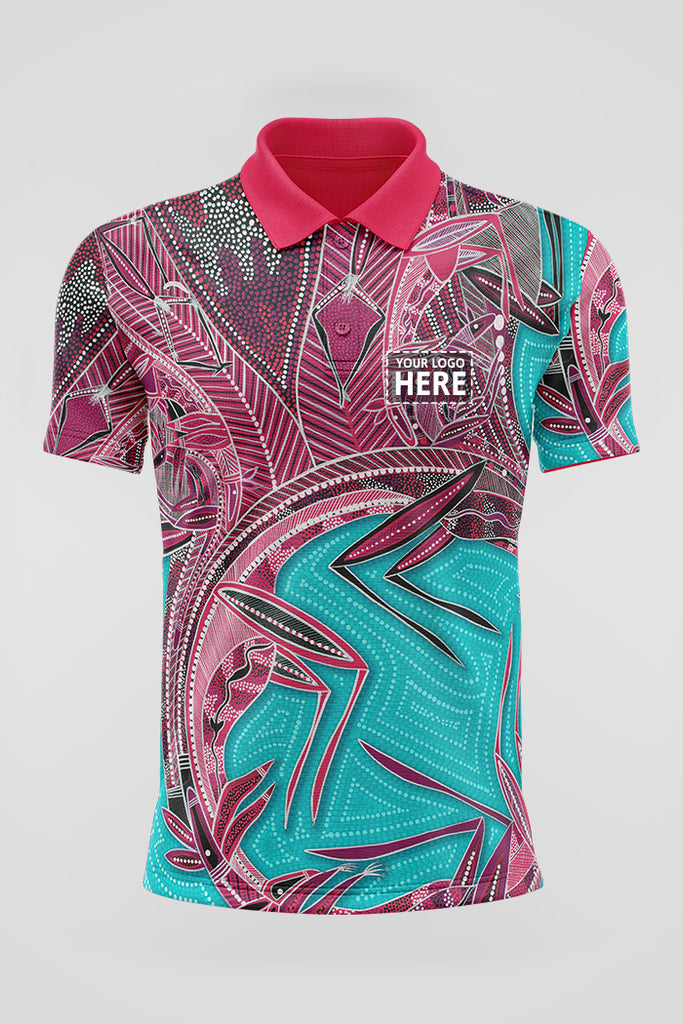 PAPER YARN POLO TOP