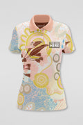 (Custom) Kindling NAIDOC 2024 Women's Fitted Polo Shirt