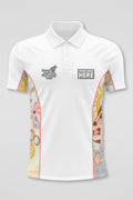 (Custom) Kindling NAIDOC 2024 White Bamboo (Simpson) Polo Shirt