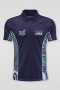(Custom) Our Future, Together NAIDOC 2024 Navy Bamboo (Simpson) Unisex Polo Shirt