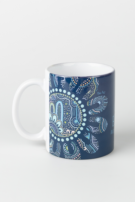 Connection Through Generations (Blue) Ceramic Coffee Mug - Bundle Item