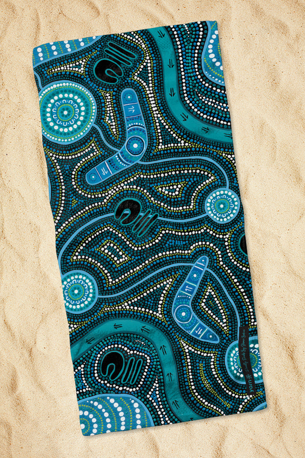 Deadly Dads Beach Towel