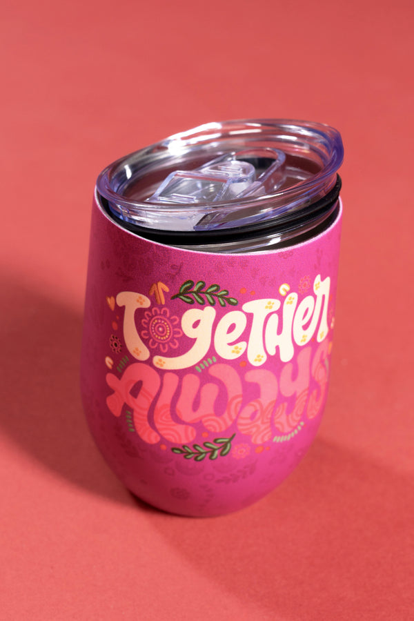 Together Always Vacuum Insulated Double Walled Stainless Steel Travel Mug
