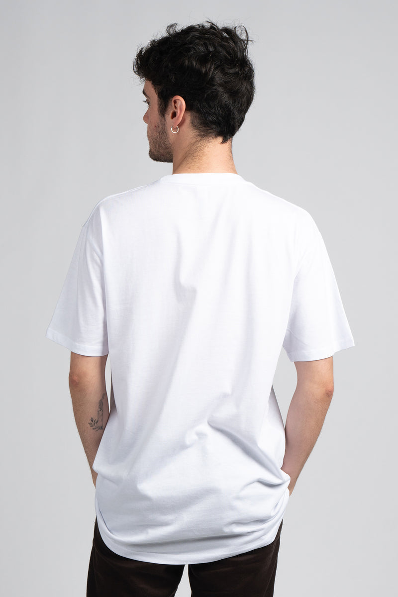 Currumbin Sunset White Cotton Crew Neck Unisex T-Shirt