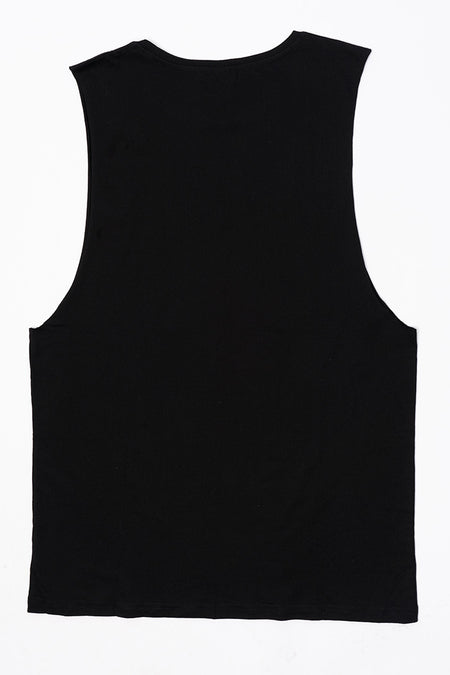 Our Bloodline Black Cotton Unisex Muscle Tank Top