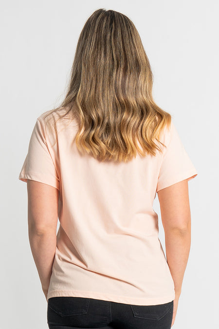 Possum (Batja) 'Australian Wildlife Conservancy' Pale Pink Cotton Crew Neck Women's T-Shirt