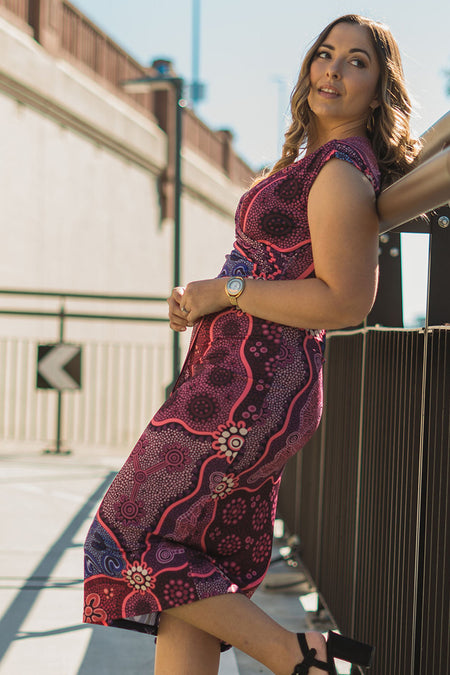 Friendship V Neck Women's Midi Dress