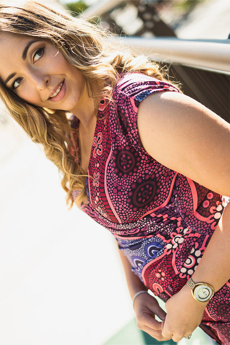 Friendship V Neck Women's Midi Dress