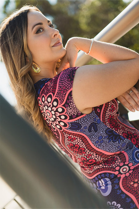 Friendship V Neck Women's Midi Dress