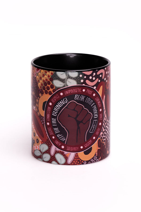 Bitja Mulana (Fire Spirit) Ceramic Coffee Mug - Bundle Item