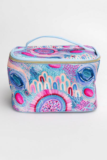 My Journey Canvas Cosmetics Bag