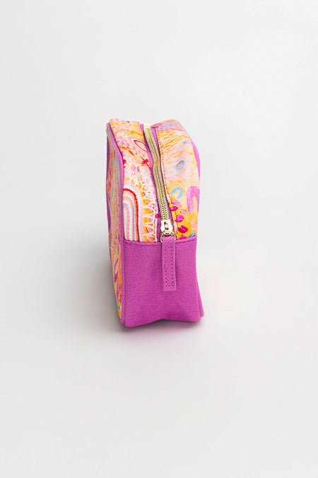 Flourishing Blooms Canvas Toiletry Bag