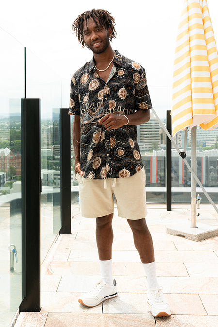 Marang Ngurung (Good Night) Unisex Button Up Shirt