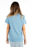 Coastal Country Resources Carolina Blue Cotton Crew Neck Women's T-Shirt