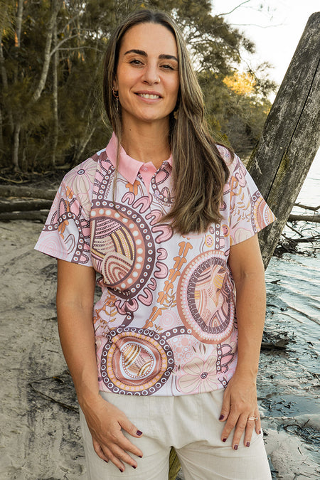 Rebirth Women's Fitted Polo Shirt