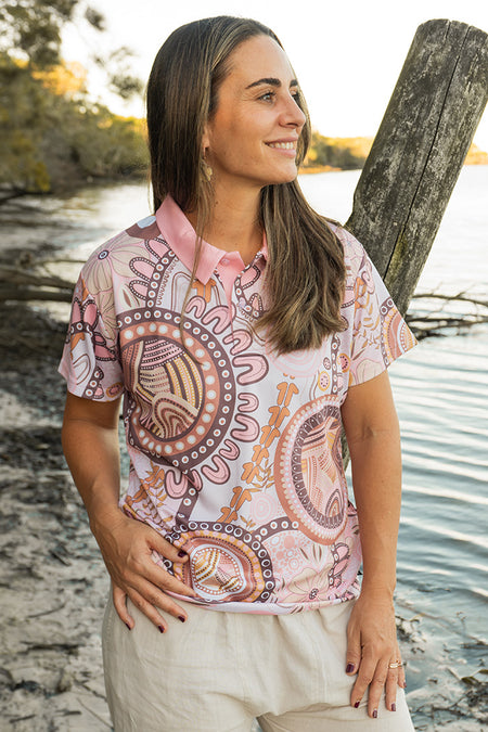 Rebirth Women's Fitted Polo Shirt