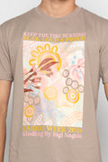 Kindling NAIDOC 2024 Mushroom Cotton Crew Neck Unisex T-Shirt