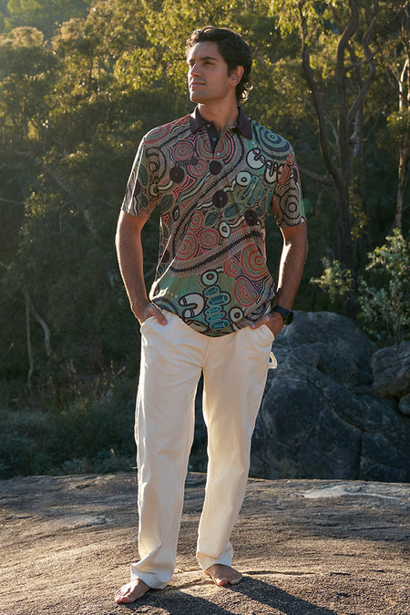 Danjoo (Green) UPF50+ Unisex Polo Shirt