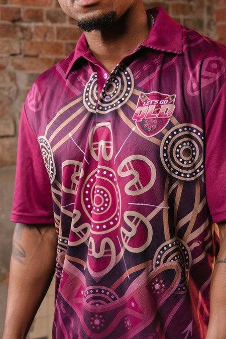 Maroon Warrior Unisex Polo Shirt