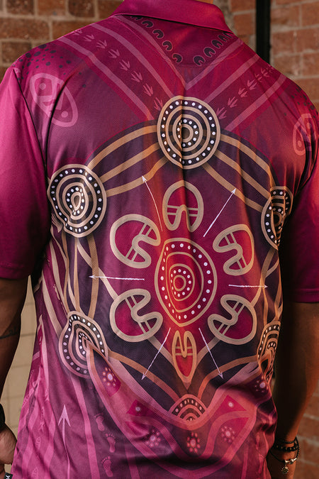 Maroon Warrior Unisex Polo Shirt