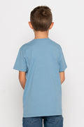 Guiding Light NAIDOC 2024 Carolina Blue Cotton Crew Neck Kids T-Shirt