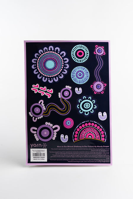 Muru To Our Biriwal (Pathway To Our Future) NAIDOC 2025 A4 Sticker Pack (3 Pack)