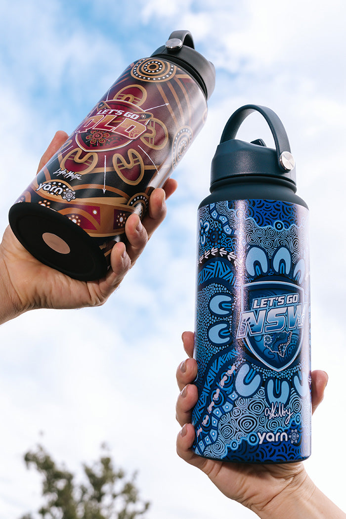 A Bright Future 1L Insulated Stainless Steel Drink Bottle with Handle