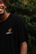 NAIDOC 2024 Pocket Print Black Cotton Crew Neck Unisex T-Shirt
