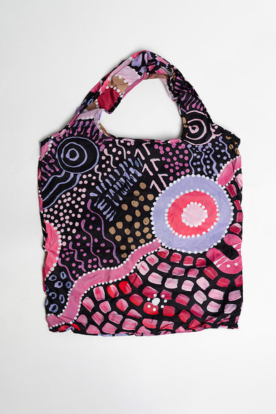 Sibling Journey rPET Reusable Fold-Up Shopping Bag
