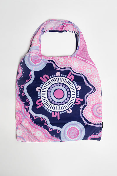 A Woman's Connection rPET Reusable Fold-Up Shopping Bag
