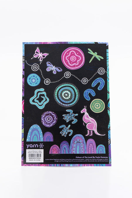 Colours Of The Land A4 Sticker Pack (3 Pack)