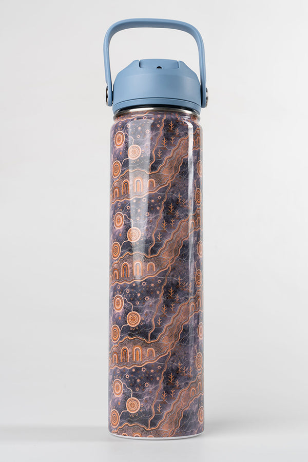 Yilawura (Night) Insulated Stainless Steel 750mL Drink Bottle