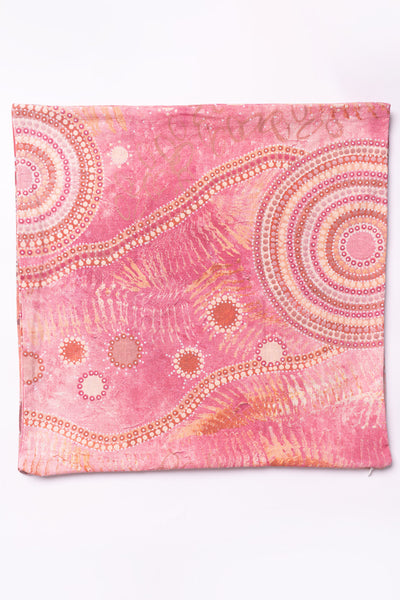 Wambuwanbunmarra (Mix) 45cm x 45cm Linen Cushion Cover