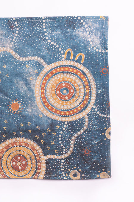 Yilawura (Night) Linen Blend Placemat (4 Pack)