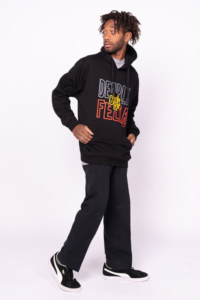 Deadly Blak-Fella Black Premium Cotton Blend Unisex Hoodie