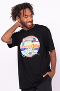 Kirbaji Dreaming (Dugong) Black Cotton Crew Neck Unisex T-Shirt