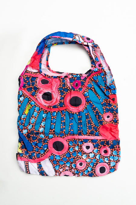 Yuka Bright rPET Reusable Fold-Up Shopping Bag