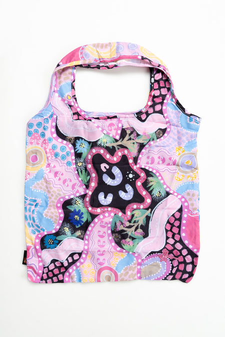 Guiding Light rPET Reusable Fold-Up Shopping Bag