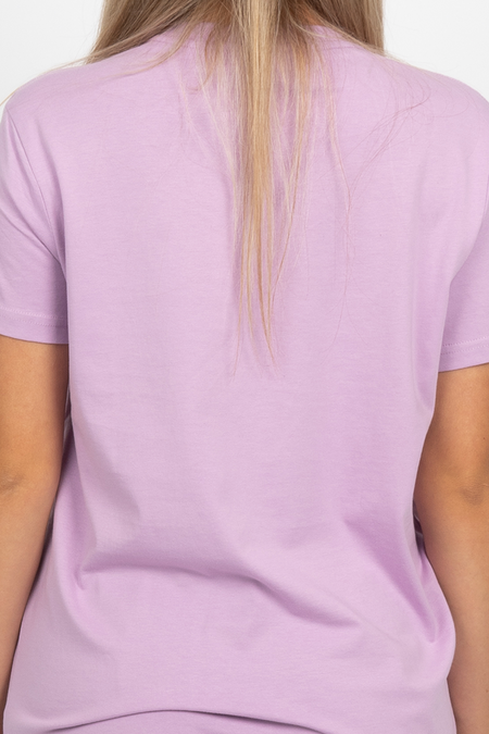 Sisterhood Heart Lavender Cotton Crew Neck Women's T-Shirt