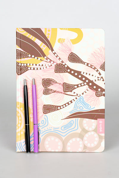 Kindling NAIDOC 2024 A5 Textured Notebook with Pens