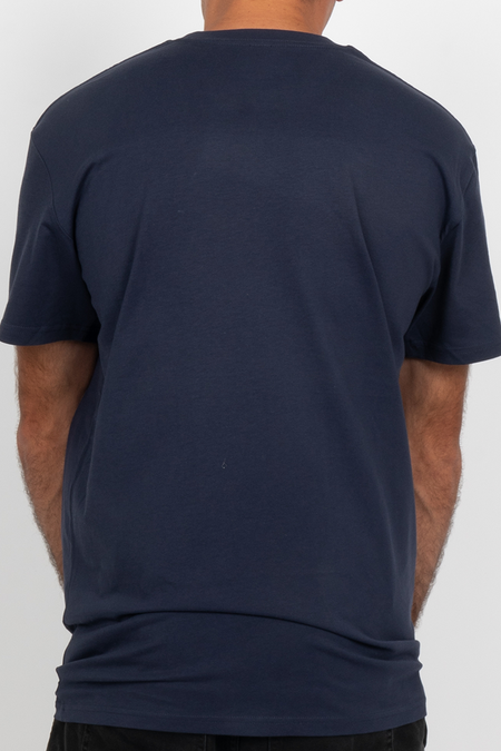 Threaded Together Flag Midnight Blue Cotton Crew Neck Unisex T-Shirt