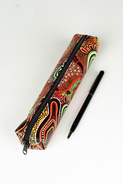 Proud & Deadly NAIDOC 2024 Small Rectangular Pencil Case with Pen