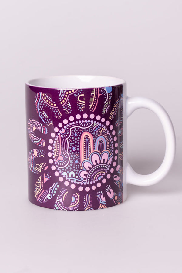 Connection Through Generations (Purple) Ceramic Coffee Mug - Bundle Item