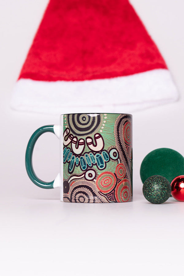 Danjoo (Green) Ceramic Coffee Mug - Bundle Item