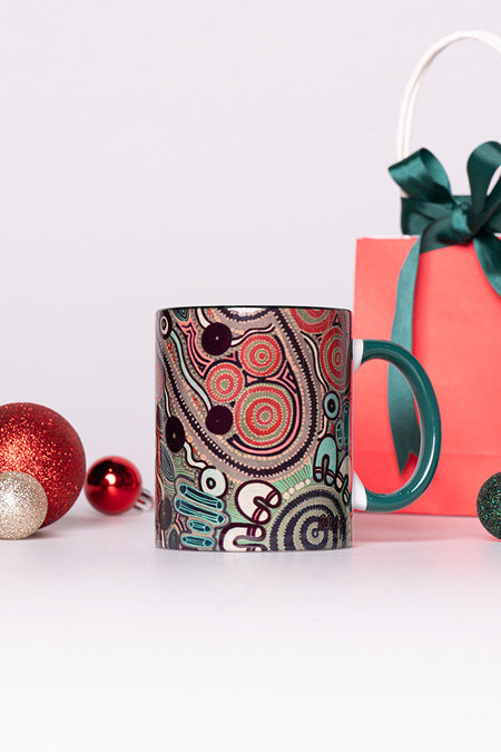 Danjoo (Green) Ceramic Coffee Mug - Bundle Item