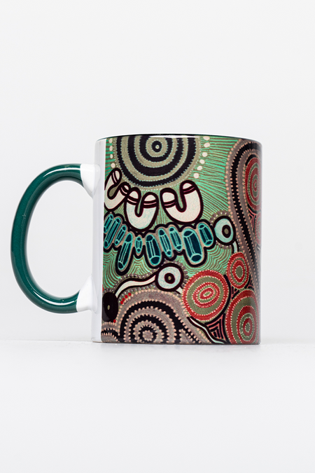 Danjoo (Green) Ceramic Coffee Mug - Bundle Item