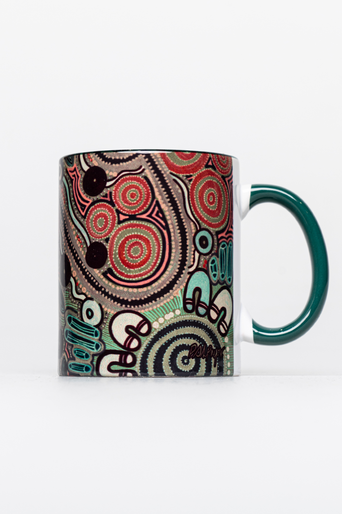 Danjoo (Green) Ceramic Coffee Mug