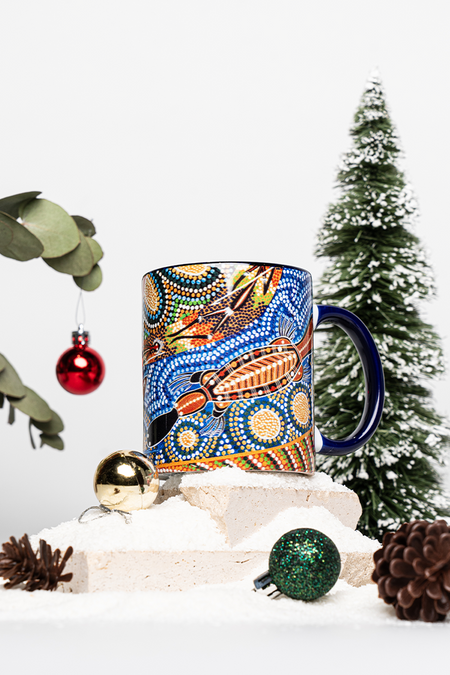 Healing Land, Rivers, Sea and Ocean Ceramic Coffee Mug - Bundle Item