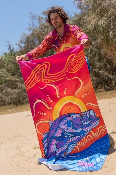 Red Dusk Barra Beach Towel - Bundle Item
